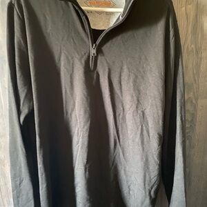 Weatherproof vintage Black Half-Zip Pullover size M
